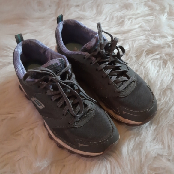 Skechers Shoes - Memory Foam Skechers Purple & Gray